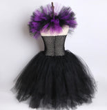 Maleficent Costume Dress Tulle Girl Dress Up Disney Villain Kid Costume Party Cosplay Custom Movie Dress Beautiplex