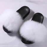 Beautiplex Real Fur Slides