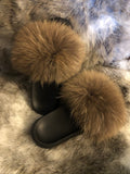 Beautiplex Real Fur Slides