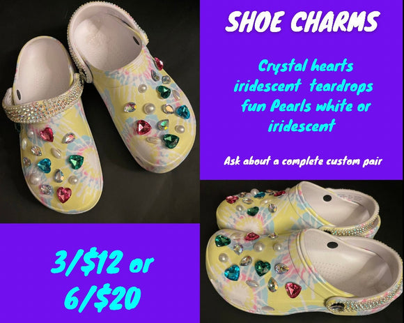 Beautiplex Crystal shoe charms