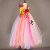 Tulle Dress Up Princess Dress Birthday Party Halloween Costume Flower Girl Dressup Beautiplex