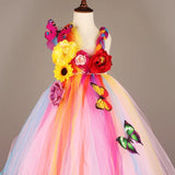 Tulle Dress Up Princess Dress Birthday Party Halloween Costume Flower Girl Dressup Beautiplex