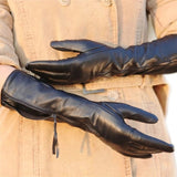 Beautiplex Zip leather gloves