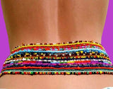 Waist Beads Giri Giri Waist Chains Colorful Beaded Belly Chains Set of 5 Waistbeads African Jewelry Beautiplex