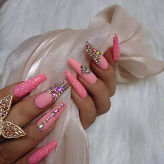 Flirty Pink Press-On Nails