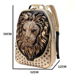 3D Animal Head Bag Lion Head Backpack Large Back To School Bookbag Luxury Purse Diaper Bag Baby Shower Gift Birthday Beautiplex