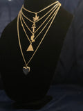 Beautiplex Golden Multi Strand Egyptian necklace