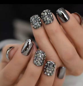 Beautiplex sassy and short nails.