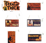 Beautiplex hanging Halloween signs