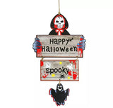 Beautiplex hanging Halloween signs