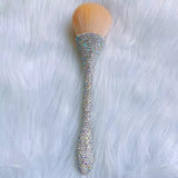 Crystal Make Up Brush Big Blending Brush Large Rhinestone Cosmetic Brush Girt Idea Influencer Makeup Shiny Face Brush Beautiplex