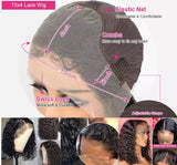 Beautiplex Short Brazilian Deep Wave lace front