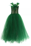 Hocus Pocus Girls Costume Sanderson Sisters Cosplay Tulle Dress Witch Costume Halloween Beautiplex