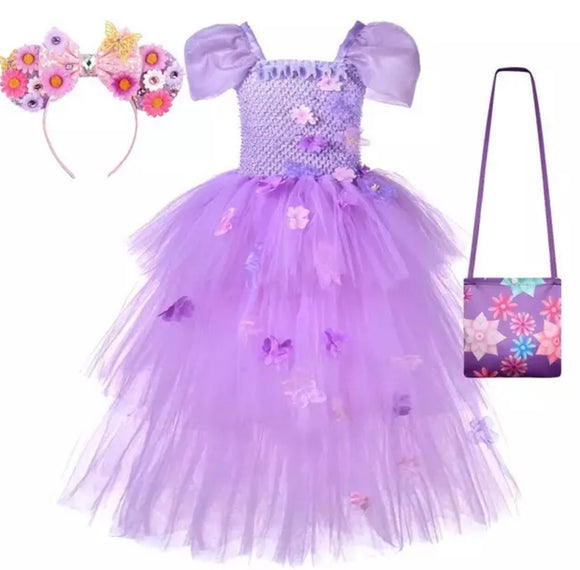 Isabela Costume Encanto Cosplay Kid Birthday Gift Idea Dress Up Costume Party Disney Vacation Costume Kid Dress Beautiplex Halloween Costume