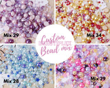 Flatback Beads Diy Crystals Flat Back Pearl Custom Bead Work Nail Beads Nail Art Crystals DIY Beads Phone Case Scarp Booking Jewelry Making