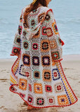 Crochet Duster Beach Coverup Long Cardigan Summer Sweater Vacation Wear Cruise Gift Summer Cozy Beautiplex