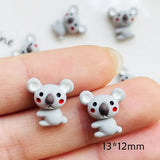 Miniature  Koala Cabochons Flat back Nail Charm DIY Phone Case Epoxy Project