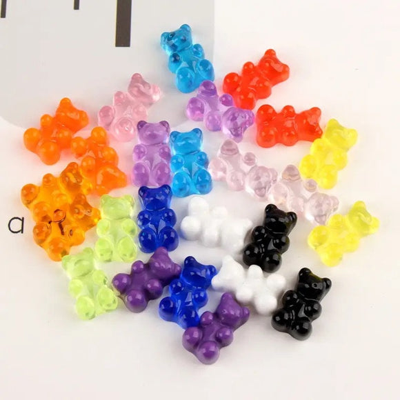 Gummy Bear Cabochons Flat back Nail Charm DIY Phone Case Epoxy Project