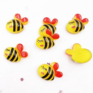 Miniature Bee Cabochons Flat back Nail Charm DIY Phone Case Epoxy Project