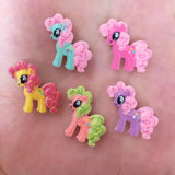 Miniature Pony Cabochons Flat back Nail Charm DIY Phone Case Epoxy Project