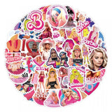 Barbie Movie Inspired Decals Pink Stickers Bachelorette Party Goodie Bag Planner Stickers