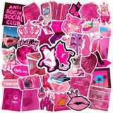 Pink Stickers School prize Tablet Decal Scrapbooking Stocking Stuffer Party Supplies