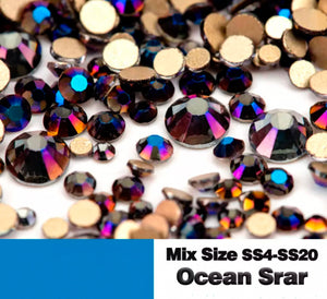 Ocean Star Flat Back Crystals Nail Art Diy Rhinestones Scrap Booking Flatback Stones 3D Phone Case Diy Tablet Case Bling Nail Diamonds