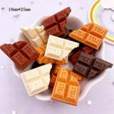 Chocolate Bar Treat Cabochons Flat back Nail Charm DIY Phone Case Epoxy Project