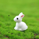 Tiny Bunny Cabochons Flat back Nail Charm DIY Phone Case Epoxy Project