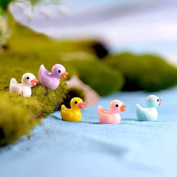 Miniature Duck Cabochons Flat back Nail Charm DIY Phone Case Epoxy Project