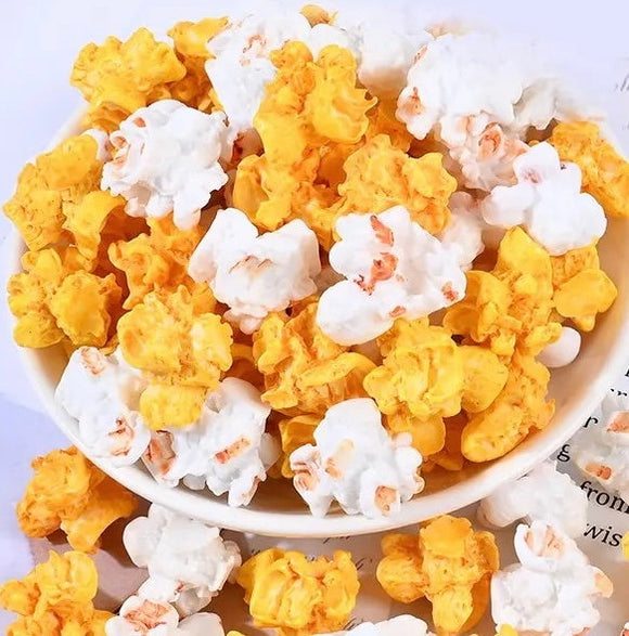 Popcorn Cabochons Flat back Nail Charm DIY Phone Case Epoxy Project