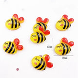 Miniature Bee Cabochons Flat back Nail Charm DIY Phone Case Epoxy Project