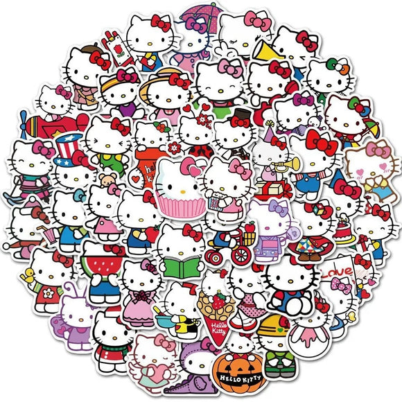 Hello Kitty Stickers Notebook Decals Gift Idea Party Supplies Goodie Bags