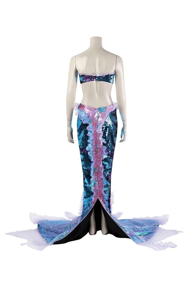 Mermaid Costume Two Piece The Little Mermaid Movie Inspired Costume Ha –  Beautiplex