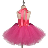 Pink Barbie Costume Birthday Dress Girls Barbie Movie Costume Kid Cosplay Tulle Dress Tutu Halloween 2023 Complete Costume