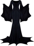 Morticia Adams Costume Black Dress Adam’s Family Cosplay Family Costume Dress up Curvy Size Available