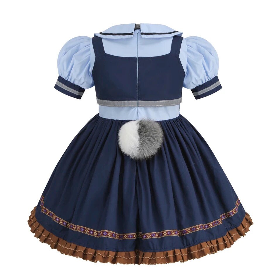 Judy Hopps Costume Girl Zootopia Bunny Cop Complete Costume Movie Cosp ...