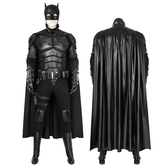 Batman Costume DC Superhero Cosplay Movie Character Comic Con Super Hero Costume Movie Batman Detailed Complete Mens Costume Halloween