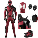 Deadpool Costume Marvel Superhero Cosplay Mens Costume Halloween Comic Con Costume Party Complete Detailed Costume