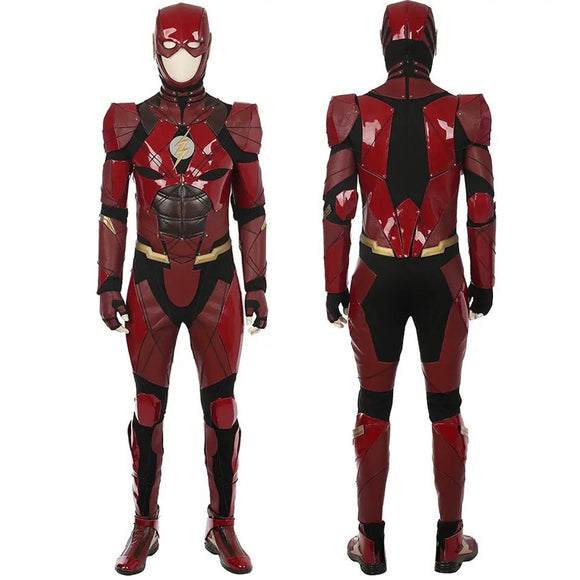 The Flash Costume Superhero Cosplay Justice League Mens Costume Movie Super Hero Cosplay Halloween Comic Con Birthday Party