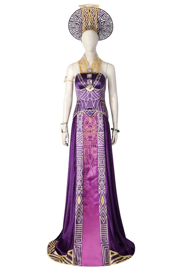 Queen Ramonda Costume Black Panther 2 Wakanda Queen Superhero Movie Co Beautiplex Queen Ramonda Costume Black Panther 2 Wakanda Queen Superhero Movie Co Beautiplex