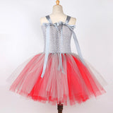 Girl Clown Costume Kid Clown Penny Wise Cosplay Halloween Tulle Dress Costume Tutu Complete Costume