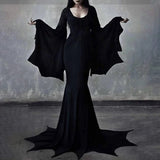 Morticia Adams Costume Black Dress Adam’s Family Cosplay Family Costume Dress up Curvy Size Available